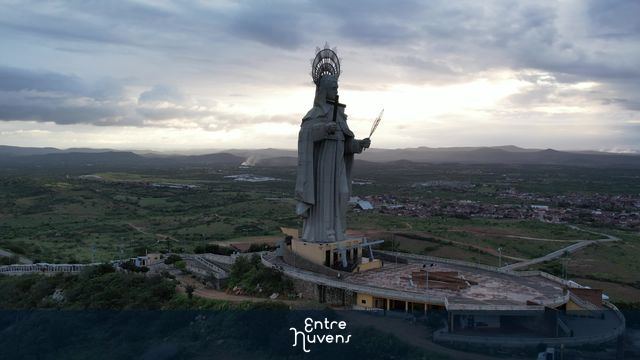 ESTÁTUA DE SANTA RITA DE CÁSSIA NA CIDADE DE SANTA CRUZ-RN 01