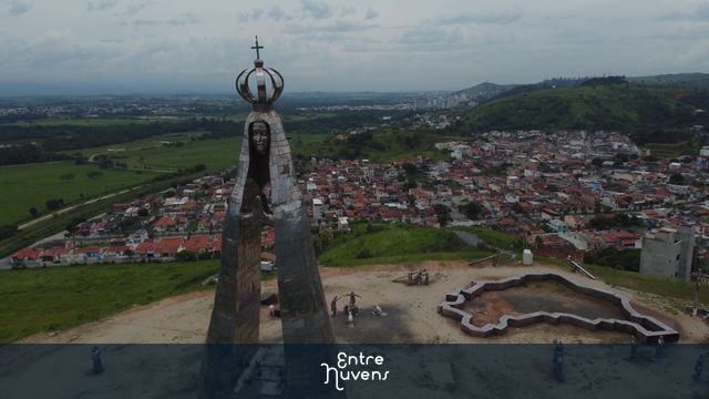 Estátua Nossa Senhora Aparecida em Metal