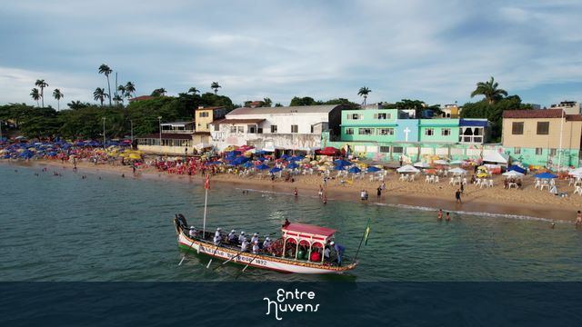 Festa da Boa Viagem ou do Senhor dos Navegantes — vídeo aéreo de Salvador