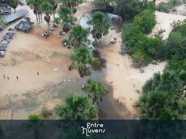 Floresta/ Amazônia/ rios — vídeo aéreo de Manaus