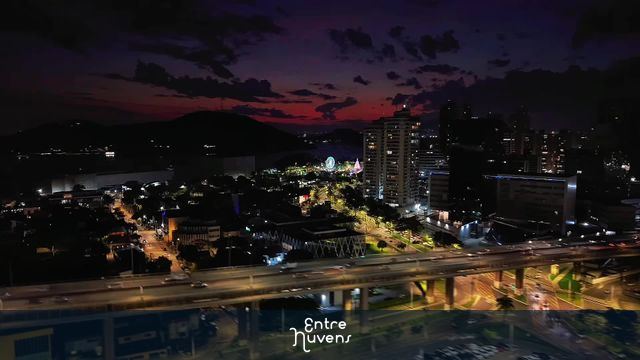 Hyperlapse Urbano ao Entardecer na Terceira Ponte Vitoria- ES