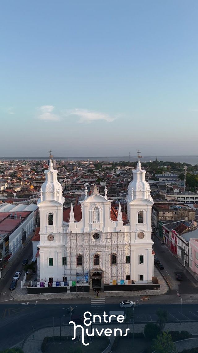 Igreja Da Sé — vídeo aéreo de Belém