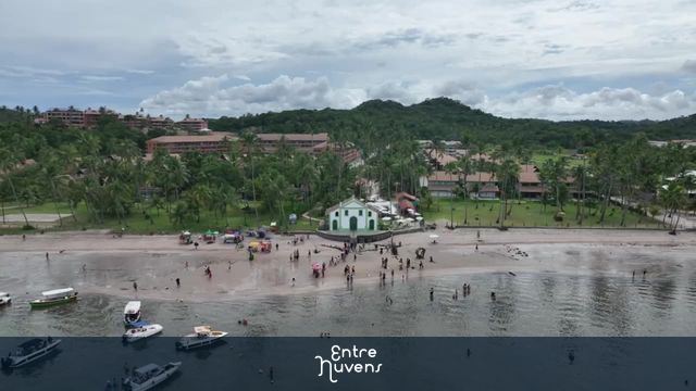 Igrejinha Praia dos carneiros Pernambuco  — vídeo aéreo de Tamandaré
