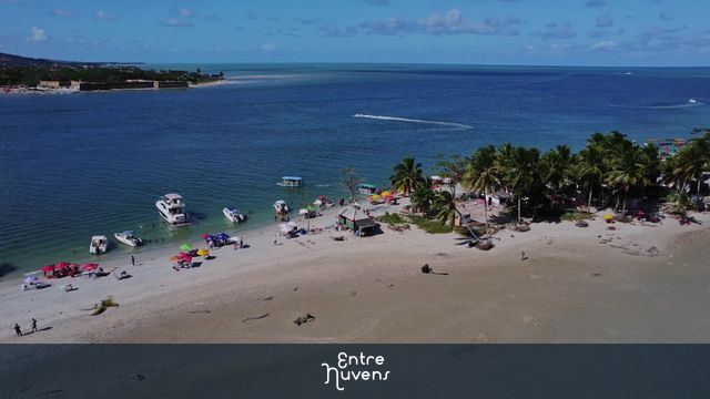 Ilha Coroa do Avião - Itamaracá — vídeo aéreo de Ilha de Itamaracá