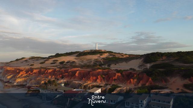 imagem aérea morro branco — vídeo aéreo de Beberibe