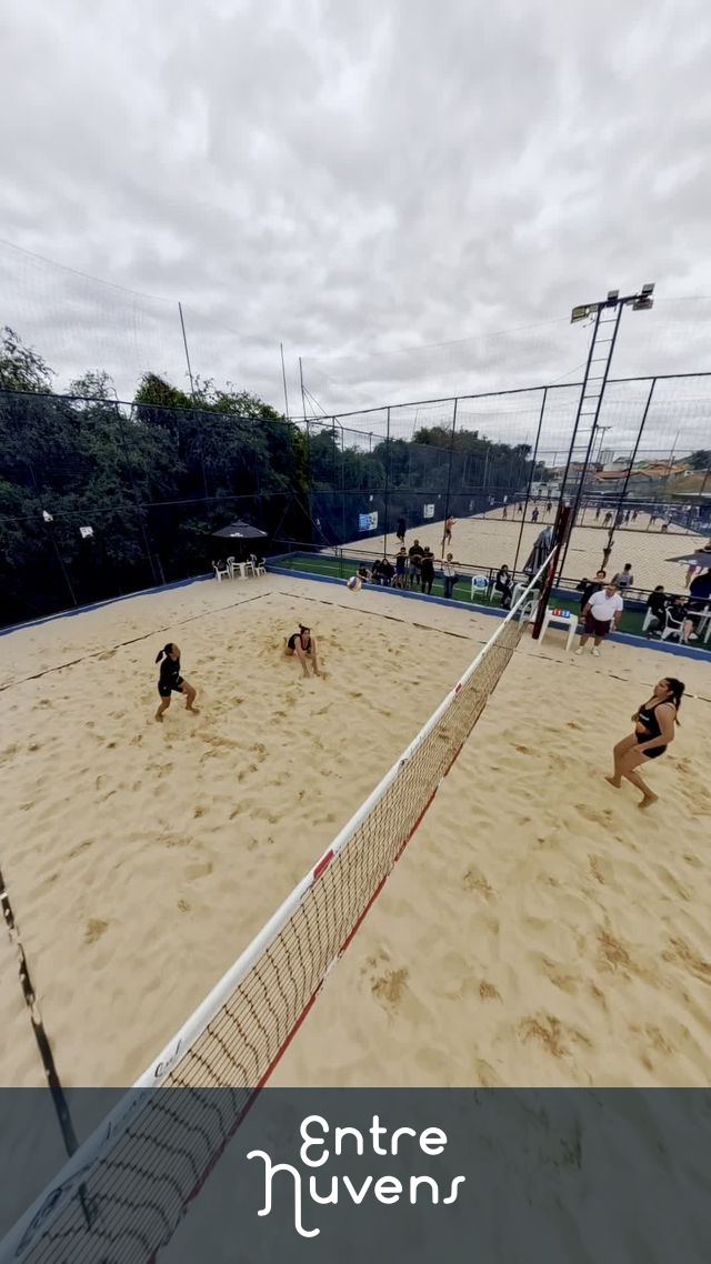 JODO DE VOLEI DE AREIA — vídeo aéreo de São José dos Campos