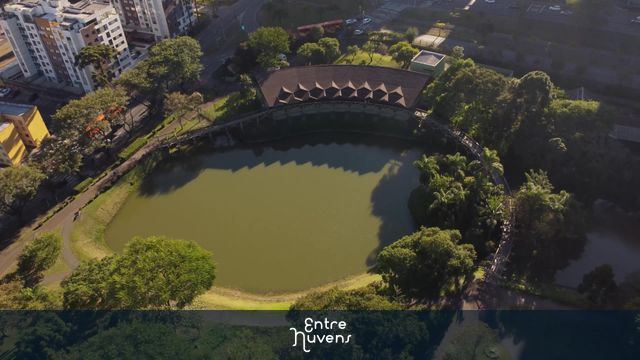 Lago do Jardim Botanico, em Curitiba PR