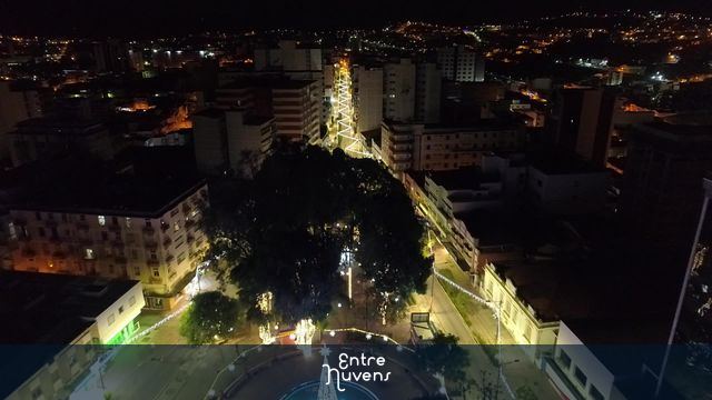 Luzes de Natal no Centro de Barbacena/MG