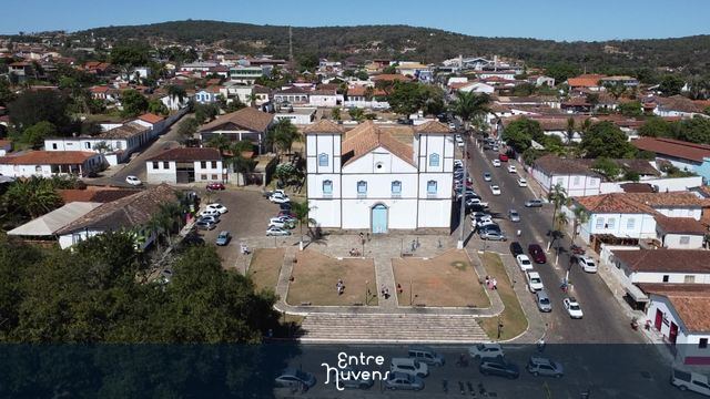 Matriz  nossa senhora do Rosario — vídeo aéreo de Pirenópolis