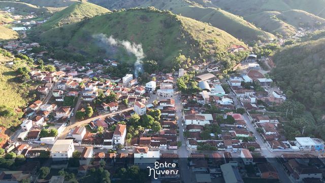 Municipio de Virgolandia - Cidade do interior de MG — vídeo aéreo de Virgolândia
