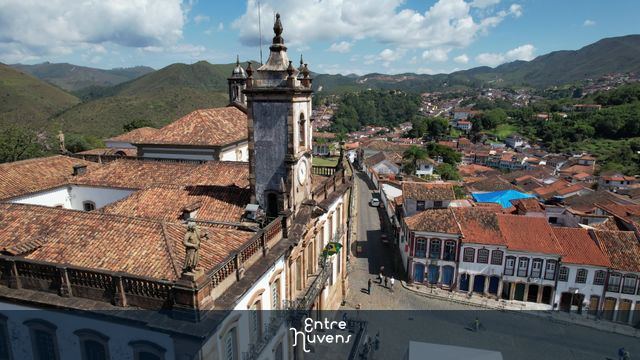 Museu da Inconfidencia, ouro preto, MG — vídeo aéreo de Belo Horizonte