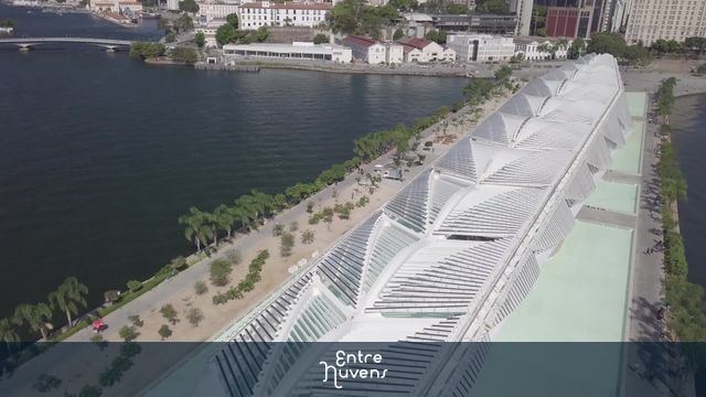 Museu do Amanhã com a Zona Portuária ao fundo