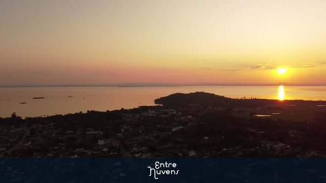 Obrigado Deus por este lindo por do sol 