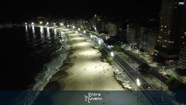 ORLA DA PRAIA DE COPACABANA NOITE