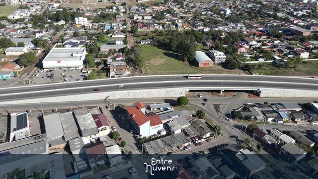 Panorâmica no viaduto da Santa Marta em Santa Maria RS