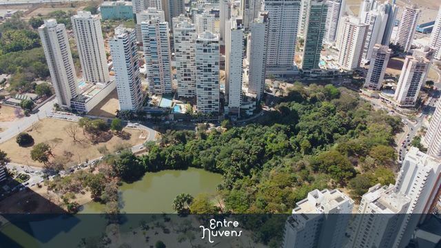 Parque Flamboyant lindo — vídeo aéreo de Goiânia