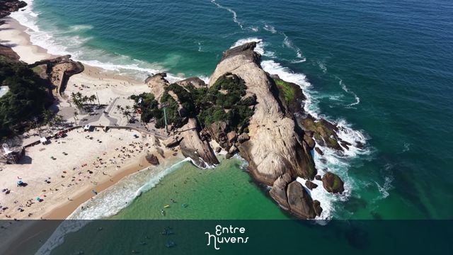 Pedra do Arpoador — vídeo aéreo de Rio de Janeiro
