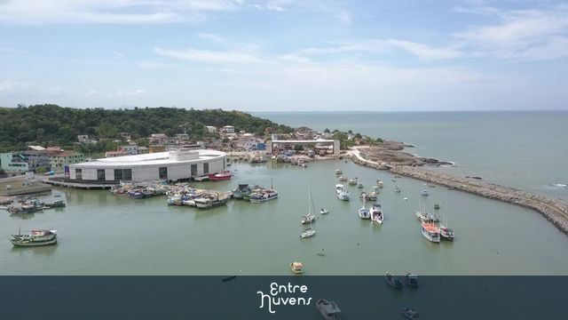 Pier dos Pescadores — vídeo aéreo de Itapemirim
