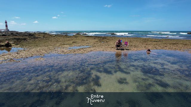 Piscinas naturais da praia de Itapuã
