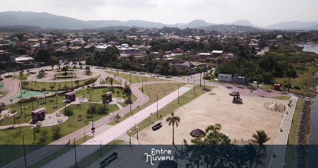 Plano geral do Parque Nanci em Maricá/RJ