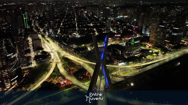 PONTE ESTAIADA NOTURNO