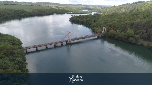Ponte Pensil 3 — vídeo aéreo de Ribeirão Claro