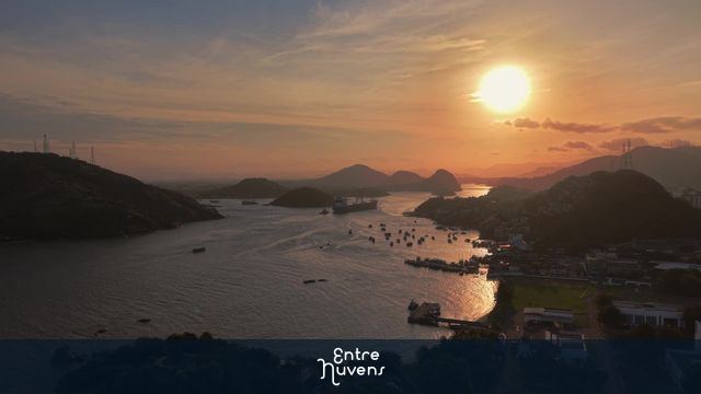 PÔR DO SOL - BAÍA DE VITÓIA - ES 