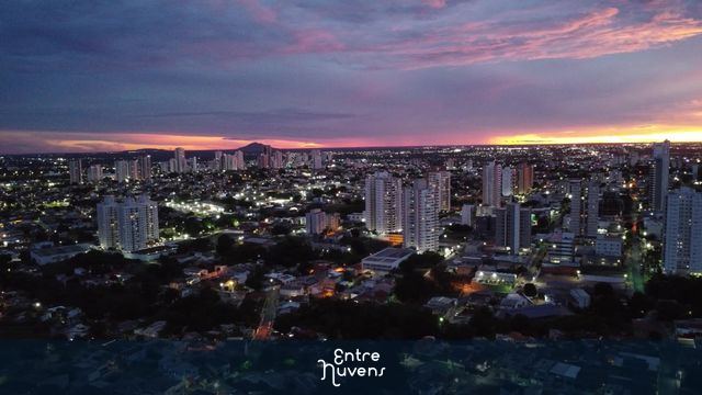 Por do sol em Cuiabá