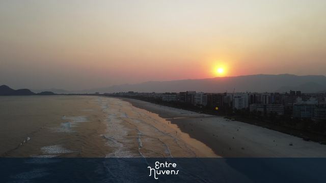 Por do Sol em Riviera de São Lourenço, Bertioga, SP
