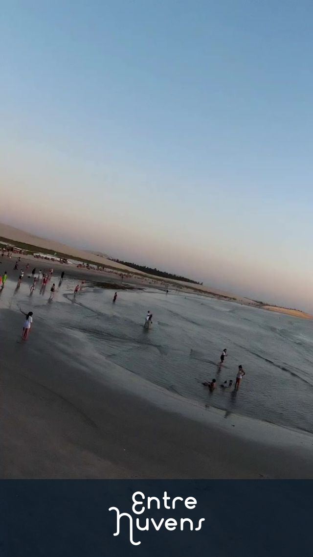 Pôr do sol Jericoacoara lua cheia  — vídeo aéreo de Jijoca de Jericoacoara