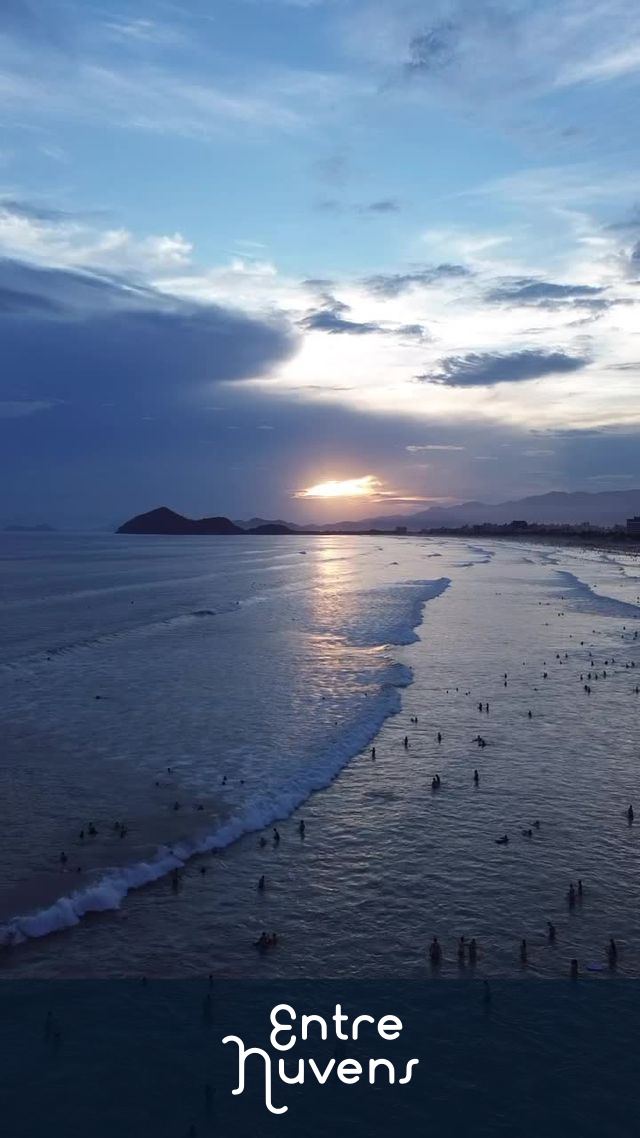 Por do Sol na praia 