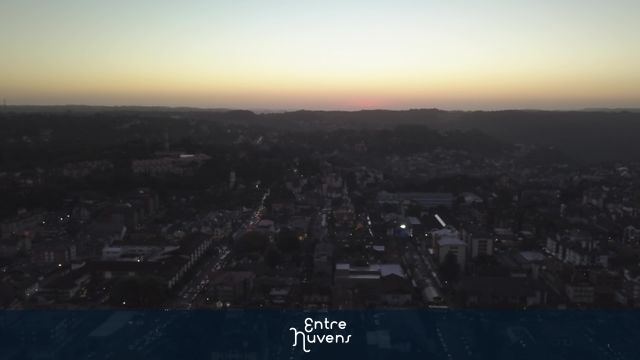 Pôr do sol no centro Gramado RS