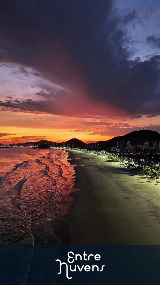 Por do Sol, Praia da Enseada Guarujá-SP 