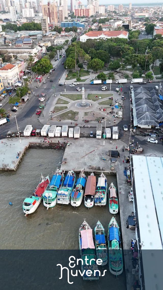 Praça Do Relogio  — vídeo aéreo de Belém