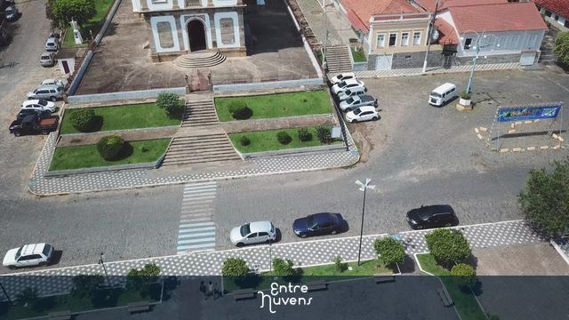 Praça e Igreja matriz de Nossa Senhora do Carmo na divisa do Rio de Janeiro com Minas Gerais, pacata cidade de Carmo-RJ