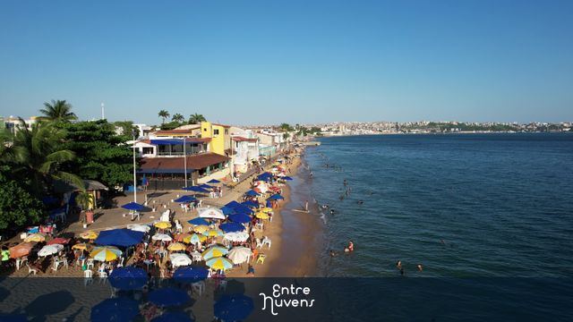 Praia da Boa Viagem — vídeo aéreo de Salvador