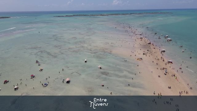 Praia de Barra Grande (Caminho de Moisés) AL — vídeo aéreo de Maragogi