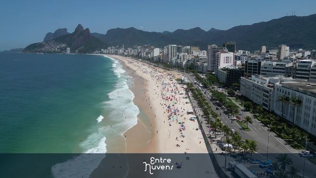 Praia de Ipanema — vídeo aéreo de Rio de Janeiro