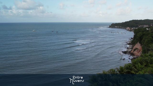 Praia de Pipa RN Estático — vídeo aéreo de Tibau