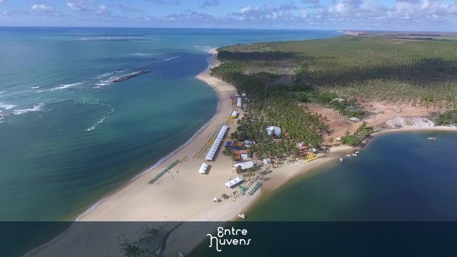Praia do Gunga1 — vídeo aéreo de Roteiro