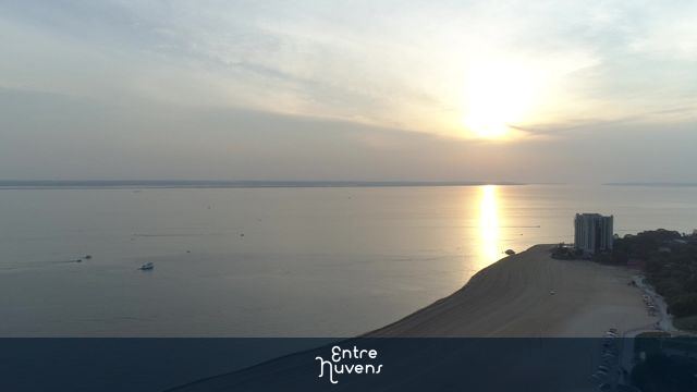 Praia Ponta negra Manaus Por do Sol