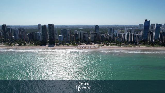 Predios de Boa Viagem II - Voo de chegada - Praia - Avenida Boa Viagem