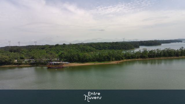 Represa billings  — vídeo aéreo de São Paulo