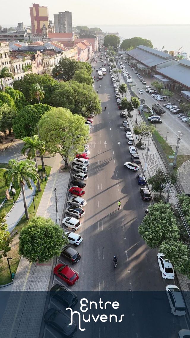 Rua Marechal Hermes. — vídeo aéreo de Belém