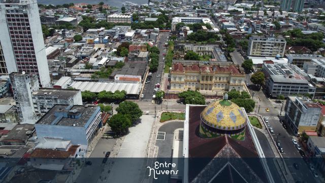 Teatro Amazonas 2022 — vídeo aéreo de Manaus
