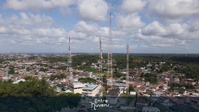 Torres de Tv — vídeo aéreo de Olinda