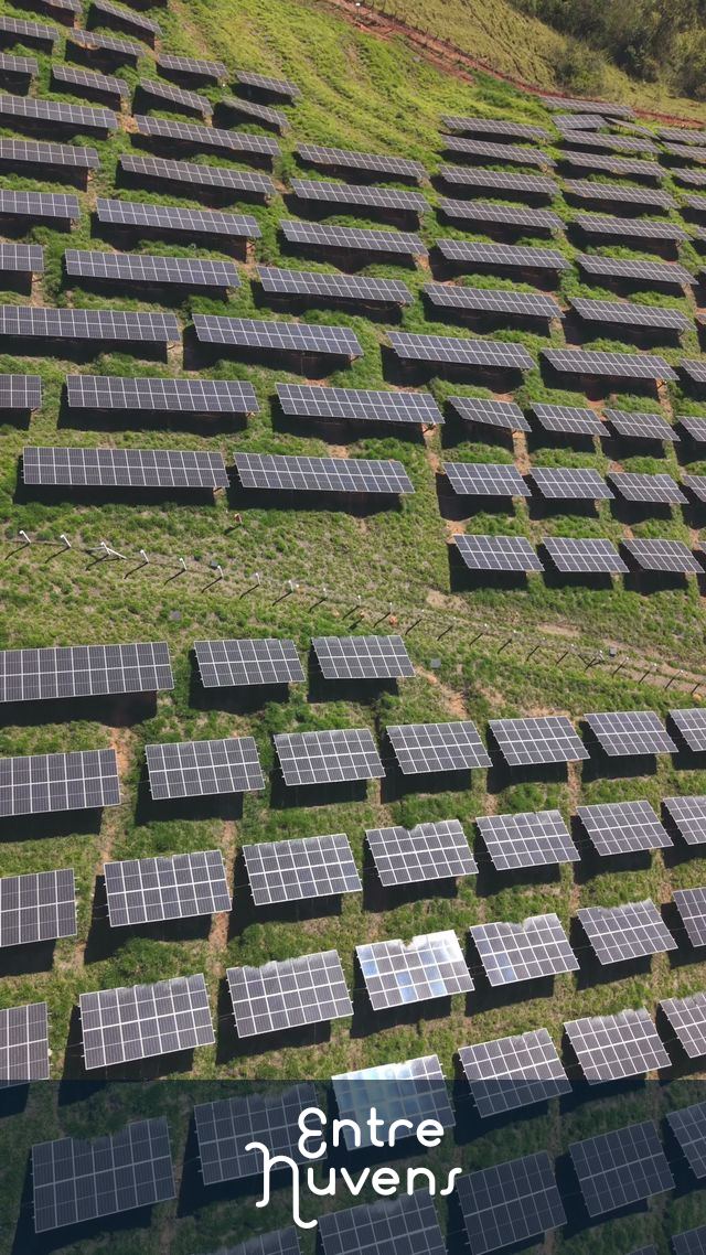 Usina de Energia Solar Fotovoltaica: Drone View da Sustentabilidade