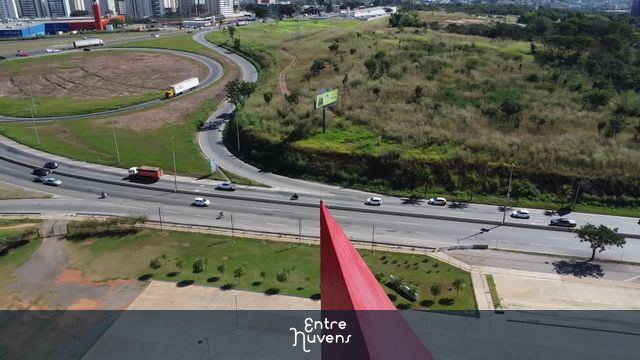 video aereo com drone rodovia federal goiania
