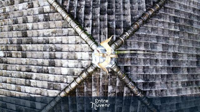 Video aéreo da praça do Japão - Ponto turístico
