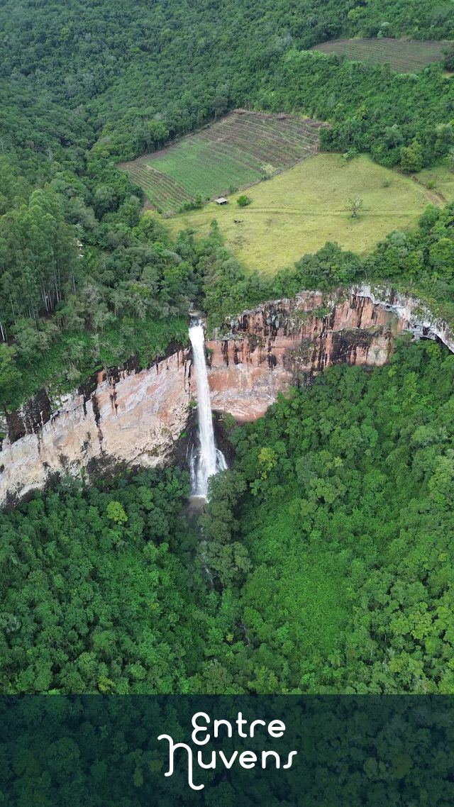 Video Cachoeira do Salto Escondido — vídeo aéreo de Nova Roma do Sul